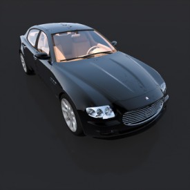 Maserati Quattroporte 3D Object | FREE Artlantis Objects Download